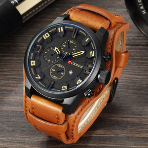 LEATHER WRISTWATCH