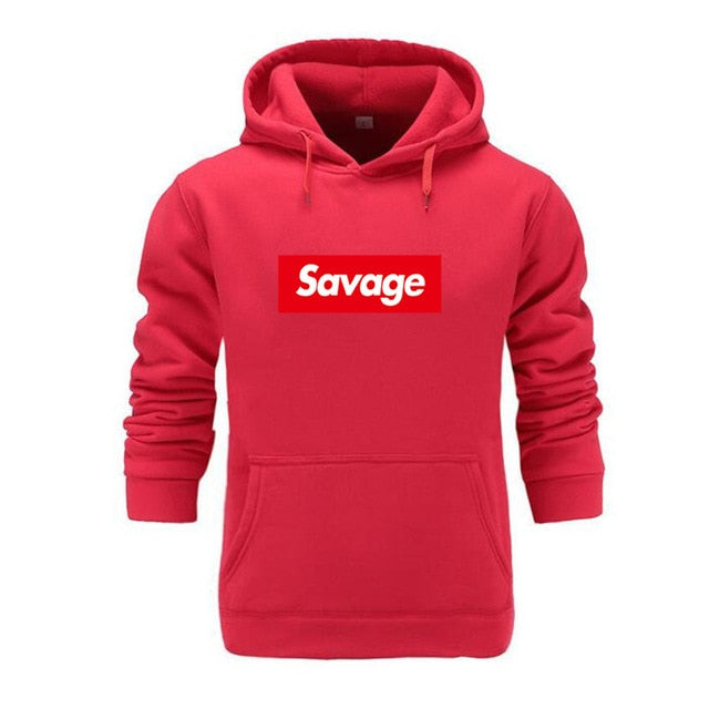 SAVAGE PRINT HOODIE