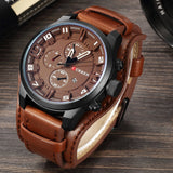 LEATHER WRISTWATCH