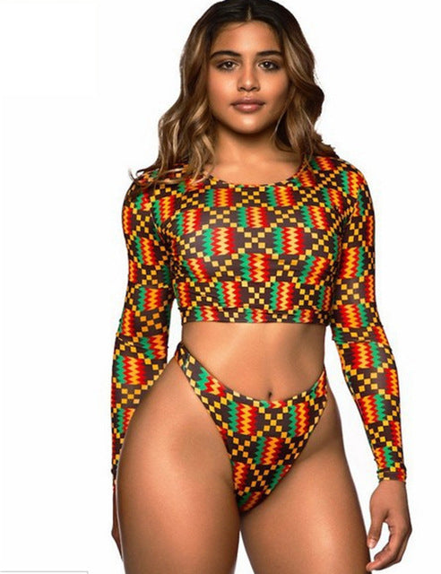 AFRICAN PRINT SWIMWEAR
