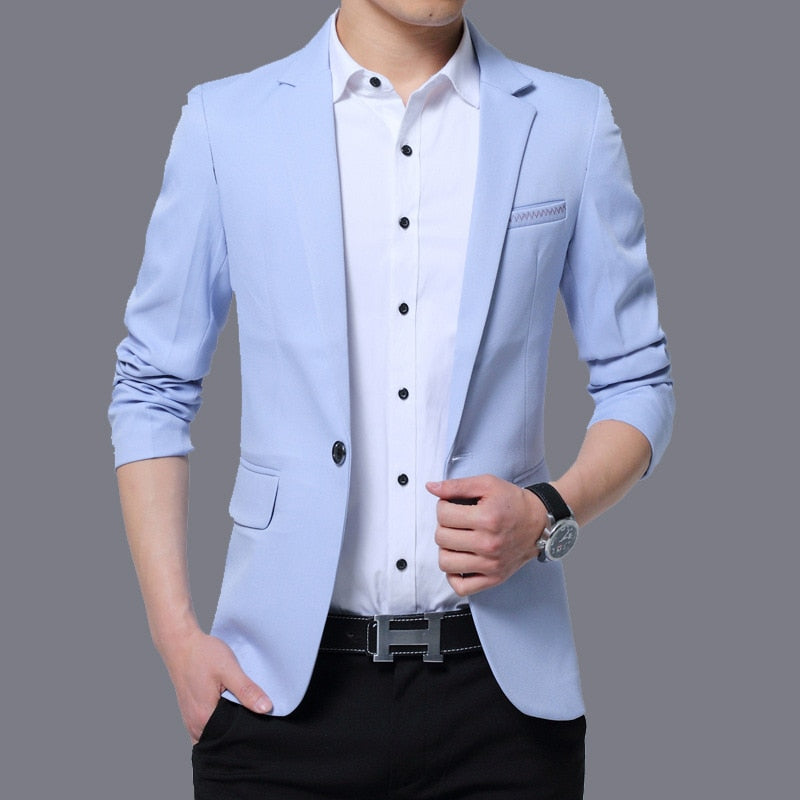 NOTCHED LAPEL BLAZER