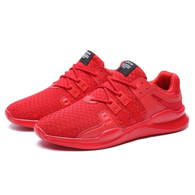 Walking Running Sports Shoes For Adult Men Lace-up Sneakers