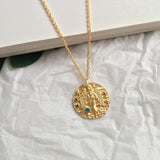 Artilady 12 Zodiac Necklace Pendant necklace