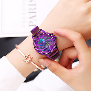 Magnet Buckle Rotating Watch