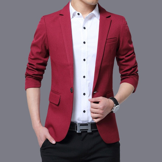 NOTCHED LAPEL BLAZER