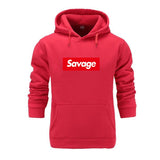 SAVAGE PRINT HOODIE