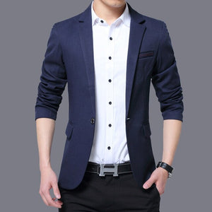 NOTCHED LAPEL BLAZER