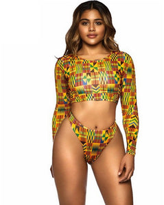 AFRICAN PRINT SWIMWEAR