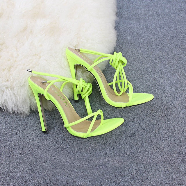 12cm High Heels Sandals