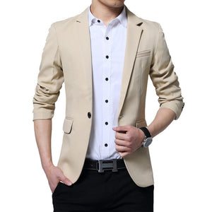 NOTCHED LAPEL BLAZER