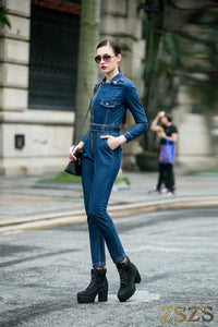 DENIM JUMPSUIT