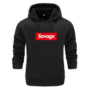 SAVAGE PRINT HOODIE