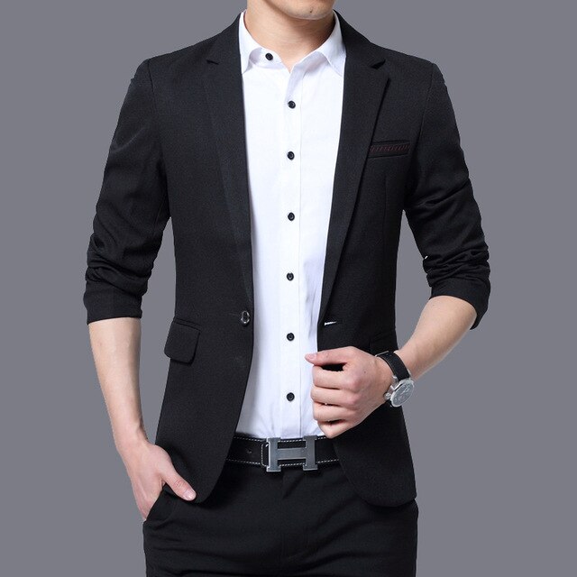 NOTCHED LAPEL BLAZER