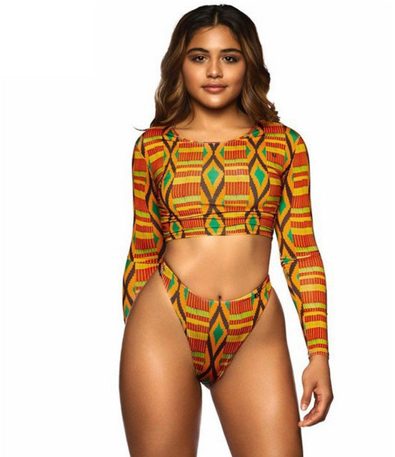 AFRICAN PRINT SWIMWEAR